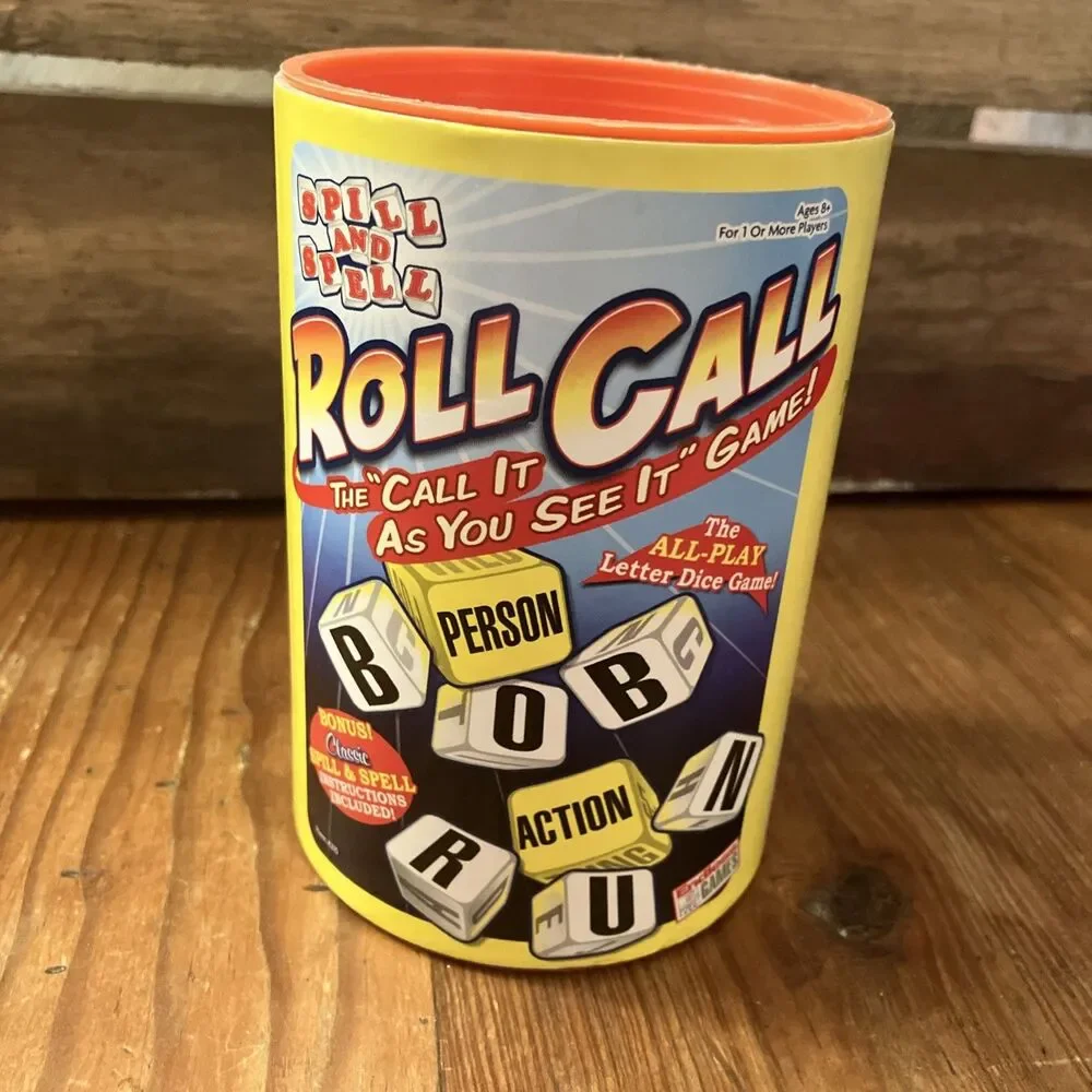 Spill And Spell Roll Call 2015 Dice Letter Game Complete
